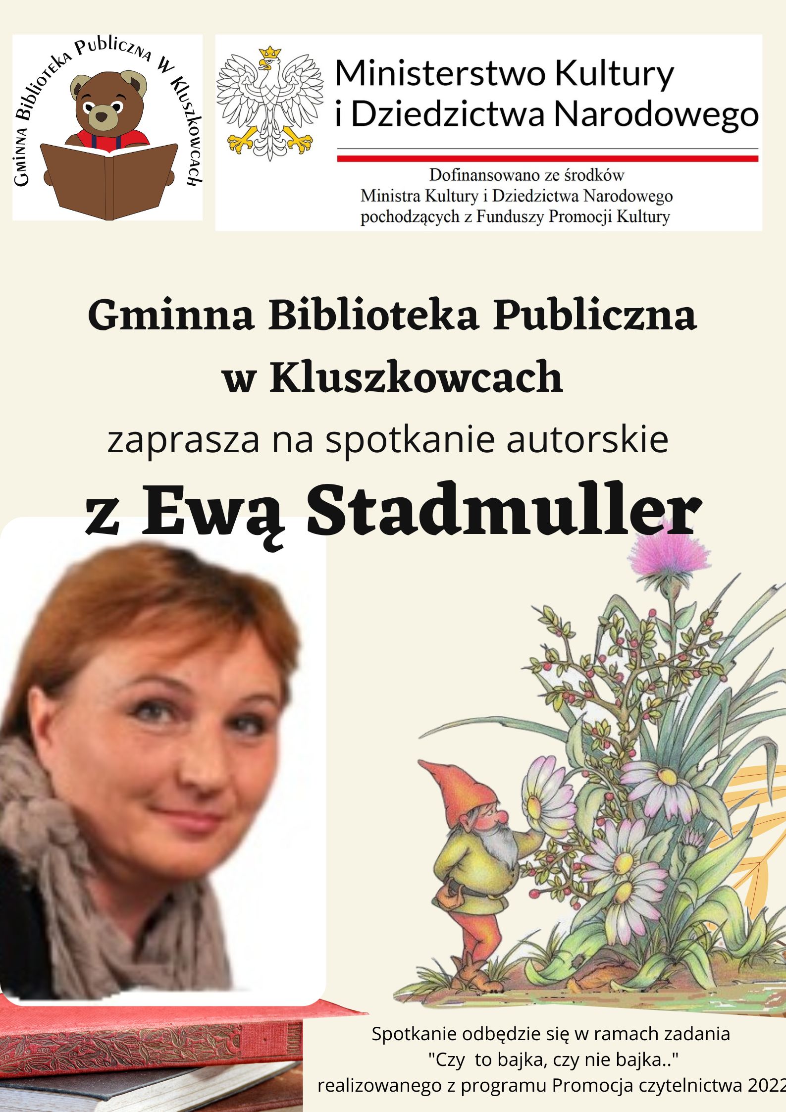 Spotkanie autorskie z Ewą Stadtmüller