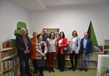 Delegacja Gminy Czorsztyn w Miejskich Bibliotekach Publicznych w Limanowej i w Mszanie Dolnej.