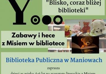 Biblioteka w Maniowach zaprasza na warsztaty 