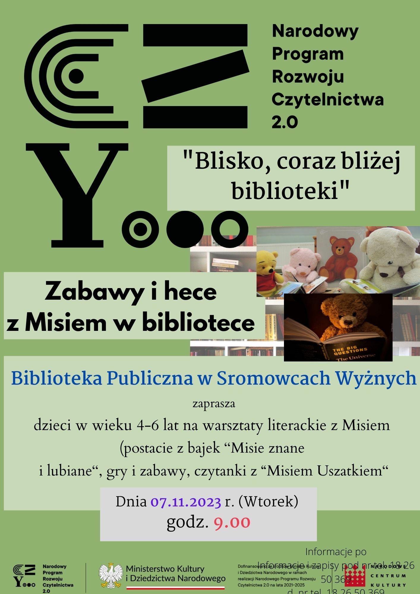 Biblioteka w Sromowcach Wyżnych zaprasza na warsztaty 