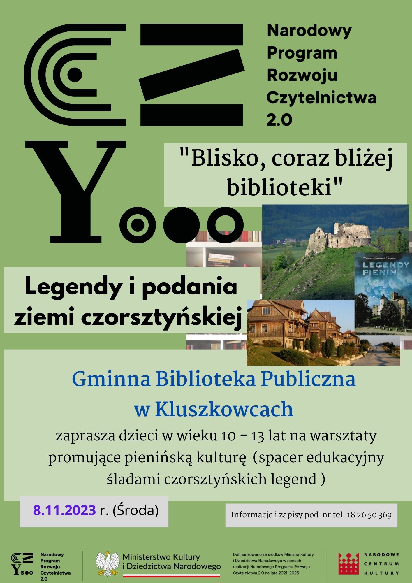 Gminna Biblioteka Publiczna w Kluszkowcach zaprasza na spacer edukacyjny śladami czorsztyńskich legend