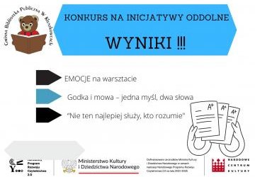 Konkurs na inicjatywy oddolne- Wyniki