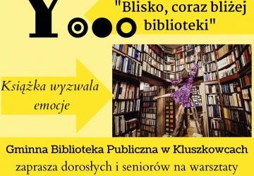 Gminna Biblioteka Publiczna zaprasza dorosłych i seniorów na warsztaty z biblioterapii