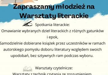 Warsztaty Literackie w Kluszkowcach