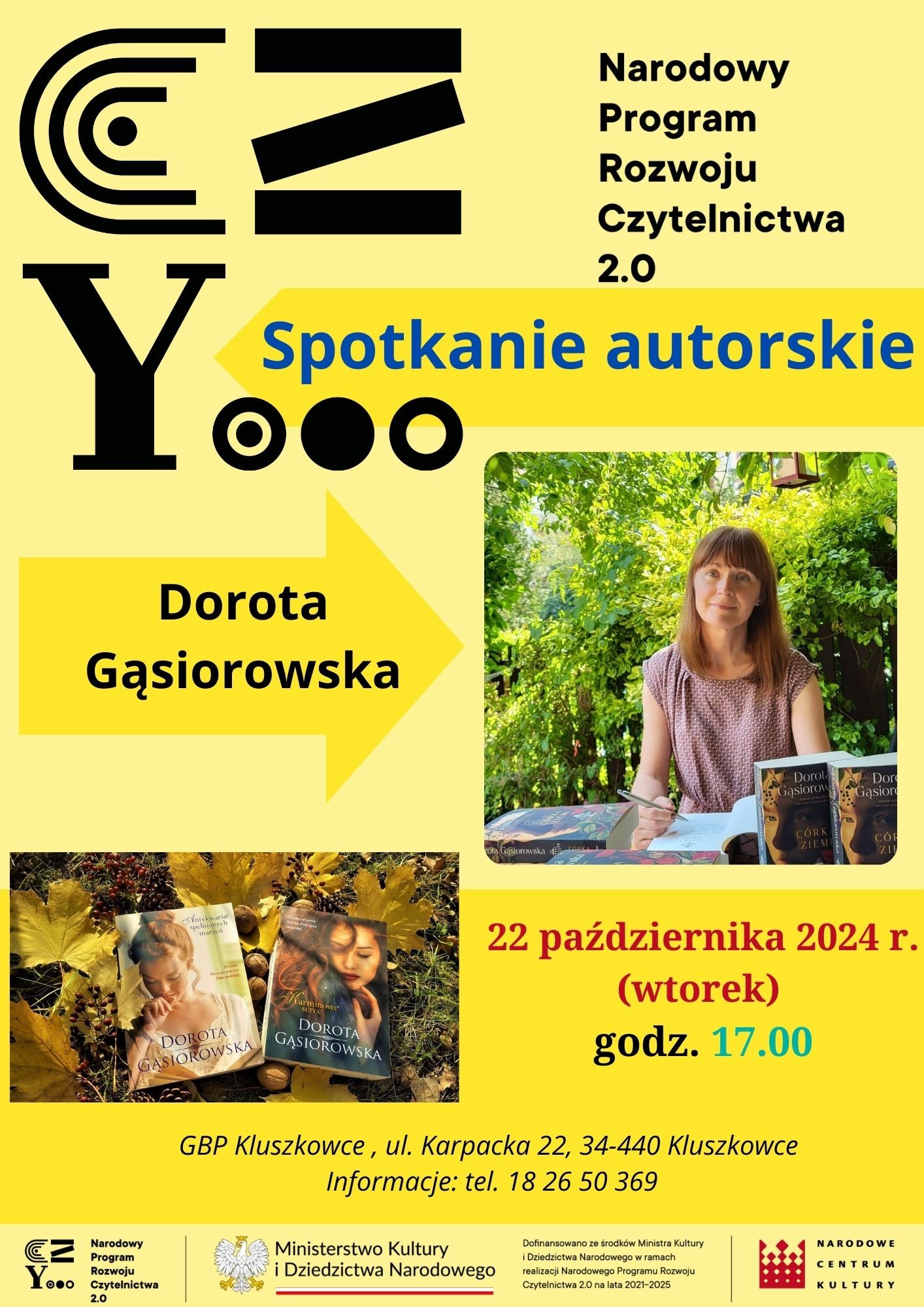 Spotkanie Autorskie z Dorotą Gąsiorowską