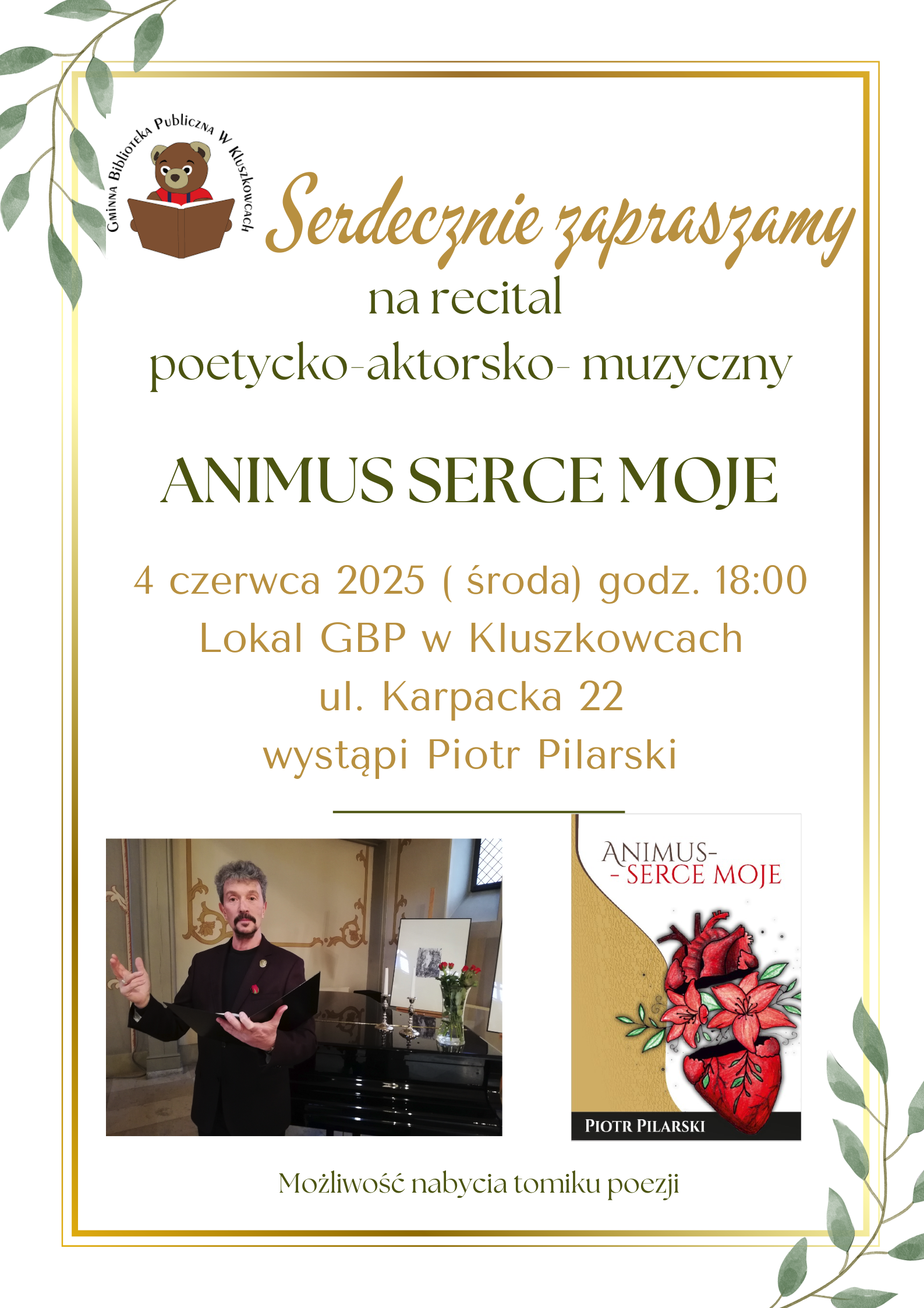 Recital poetycko- aktorsko- muzyczny