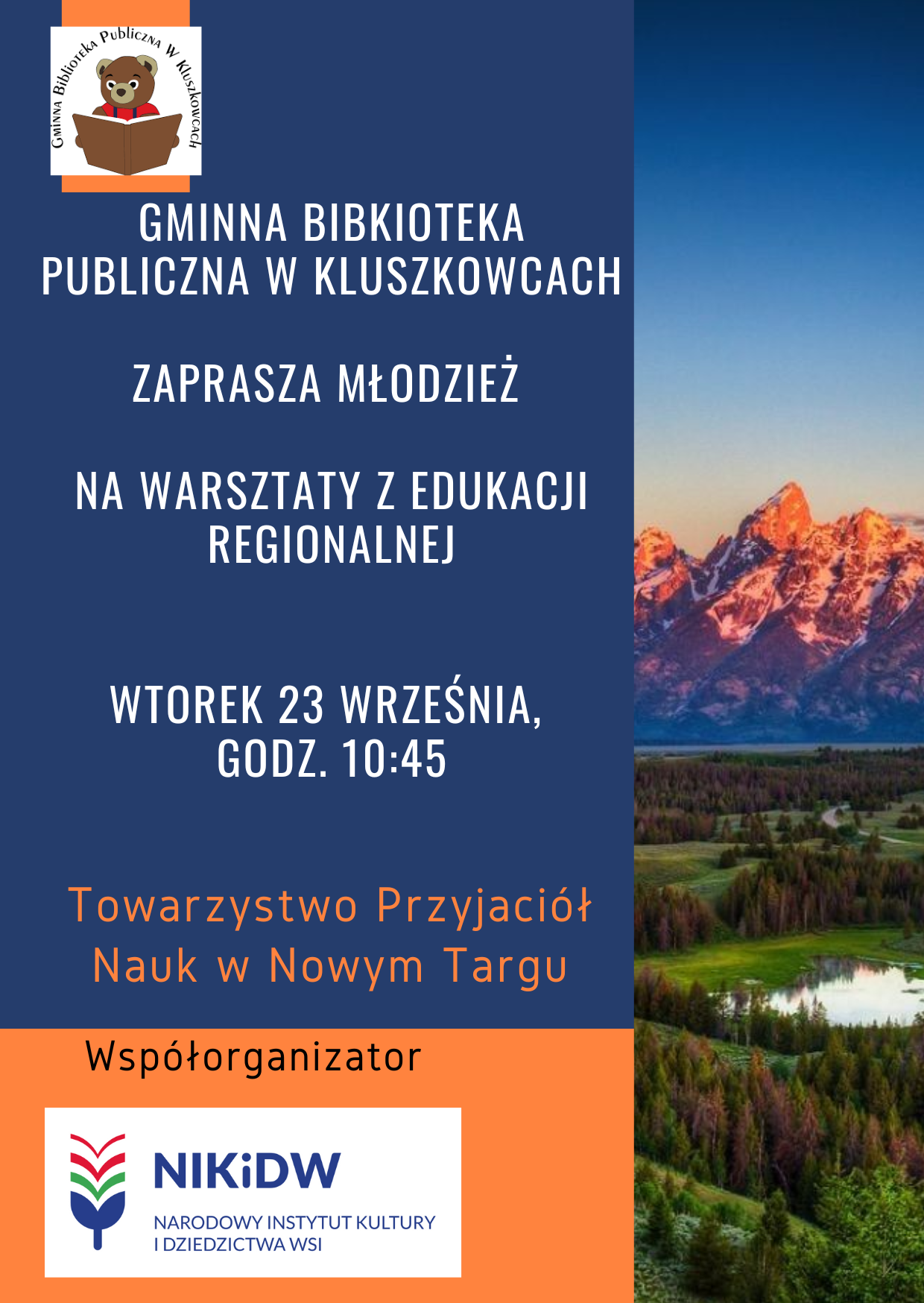 Warsztaty z edukacji regionalnej dla młodzieży