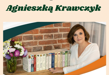 Serdeczne zapraszamy na spotkanie autorskie z Agnieszką Krawczyk
