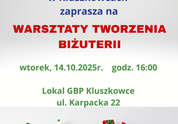 Serdecznie zapraszamy na warsztaty tworzenia biżuterii